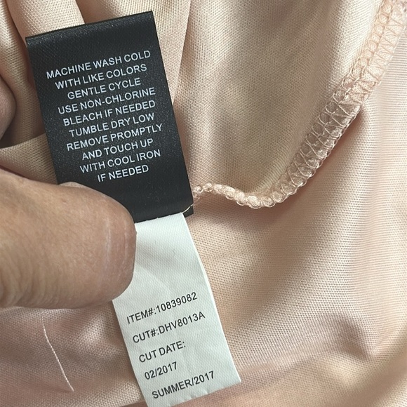 Torrid Light Pink Textured Sleeveless Dress Plus Size 24 | Fit & Flare Zip Back - Picture 14 of 14